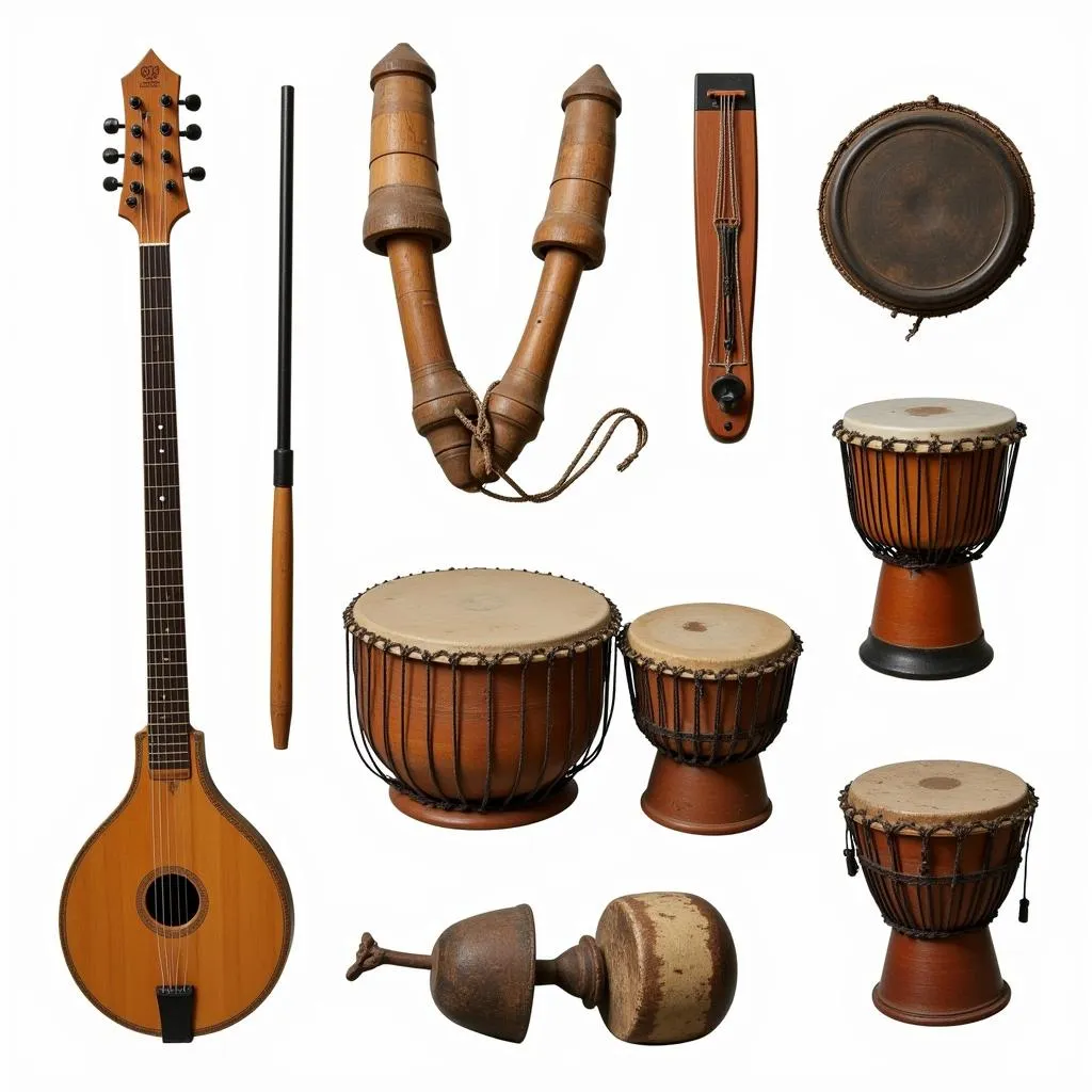 Music Instruments of 18th-Century Africa