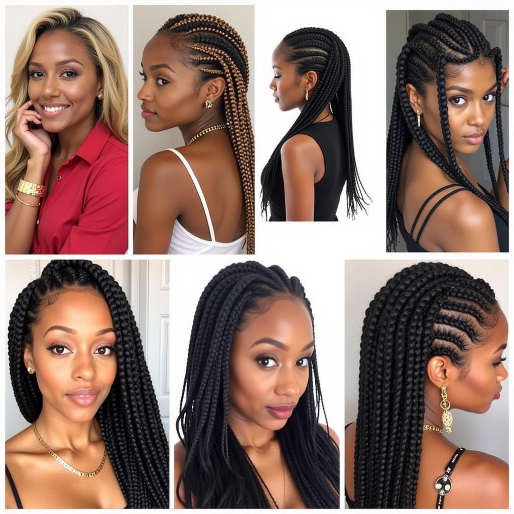 Various Box Braids Styles in 2016