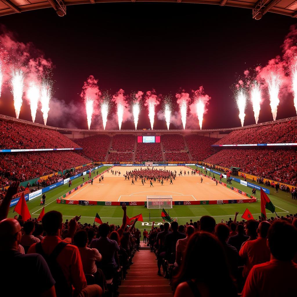 The vibrant opening ceremony of the 2018 African Nations Championship in Morocco