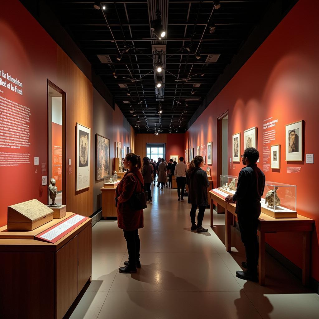 African American Museum Exhibition Interior