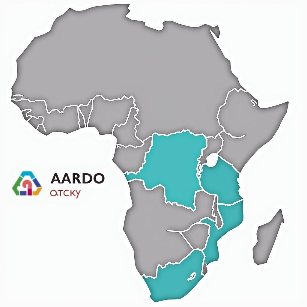 AARDO members map