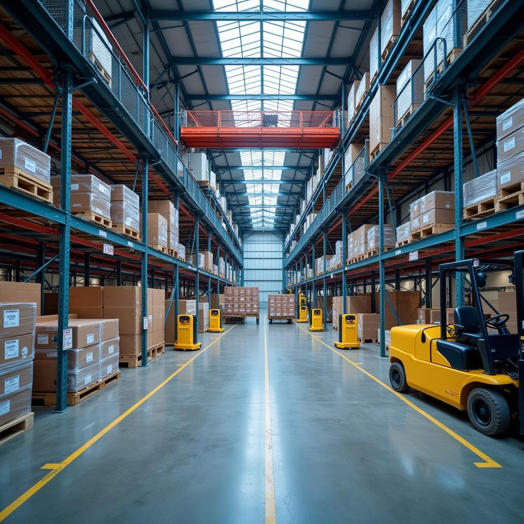 Modern warehouse and logistics center in Abidjan