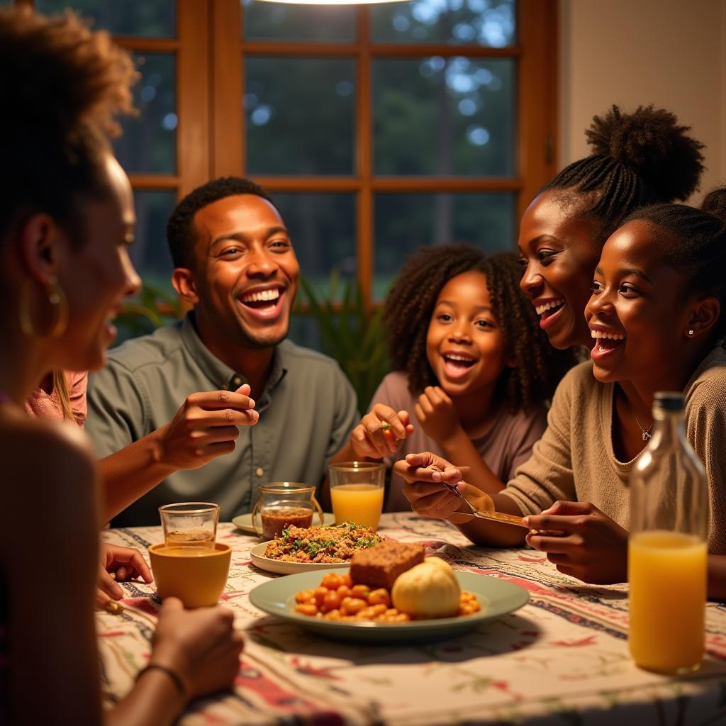 Family Enjoying Abono