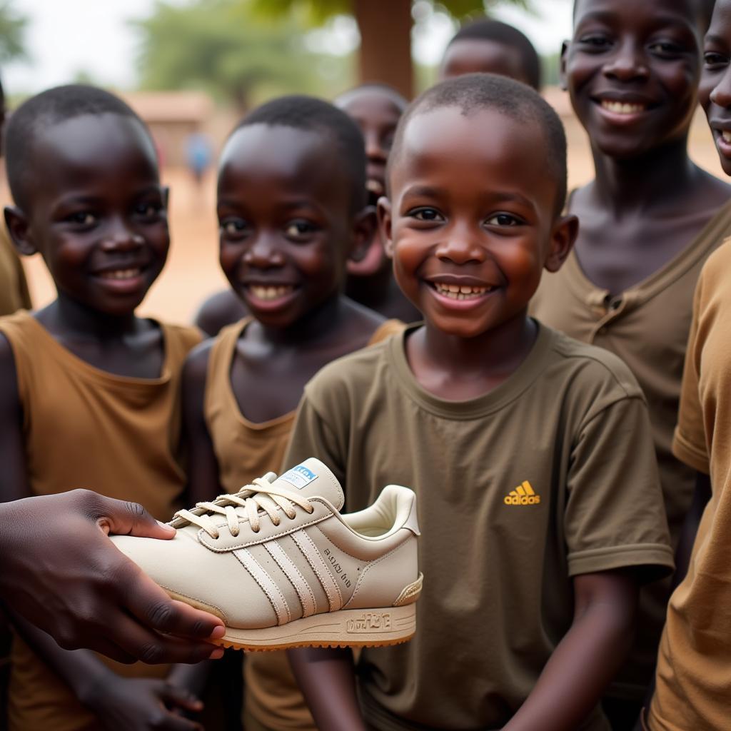 Adidas Shoes Donated to African Orphans