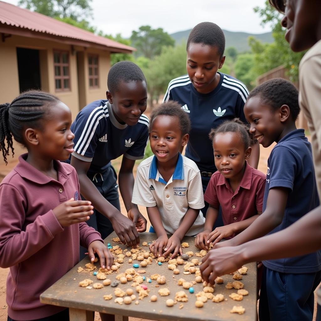 Adidas Volunteers in Africa Supporting Local Communities 