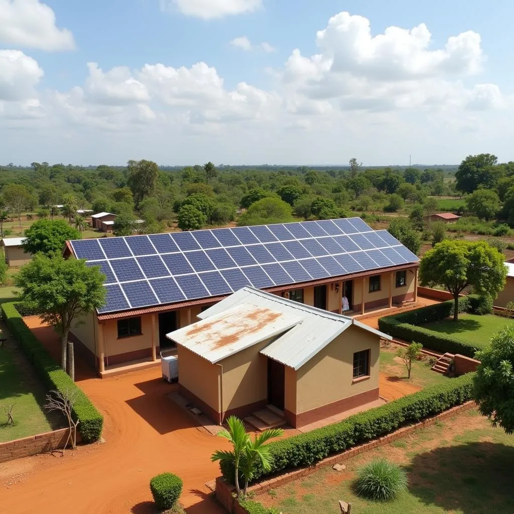 Solar Panels in Rural Africa