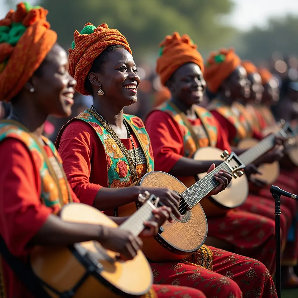 Traditional music performance at African 2016 Aga Khan