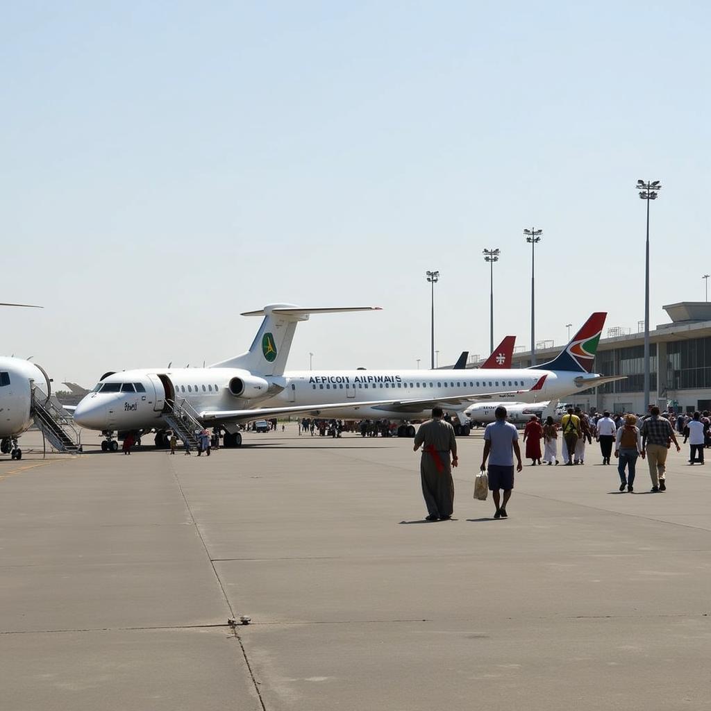 Aden Adde International Airport in Mogadishu