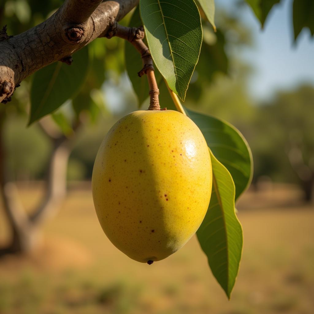 Marula Fruit Tree in the African Savanna