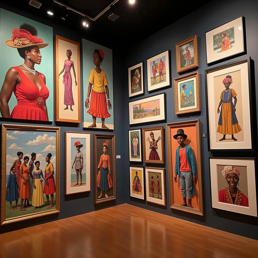 Exhibition of African American art