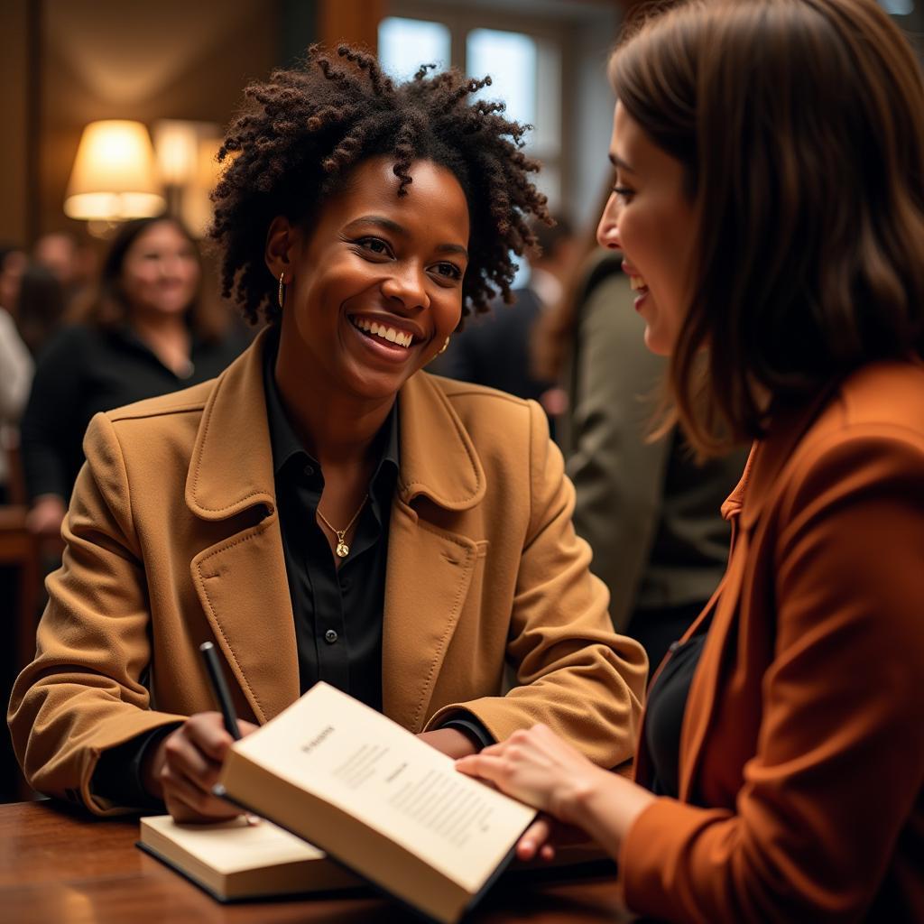 African American Author Signing Books