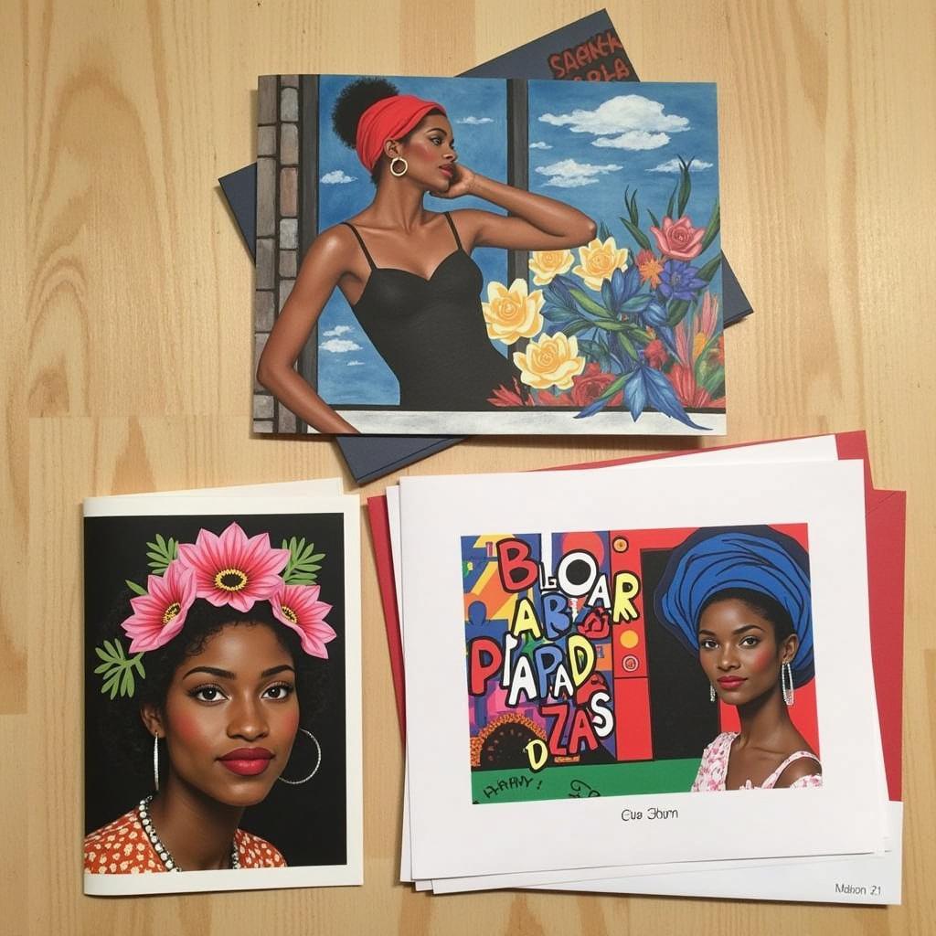 Birthday Cards Featuring Black Art