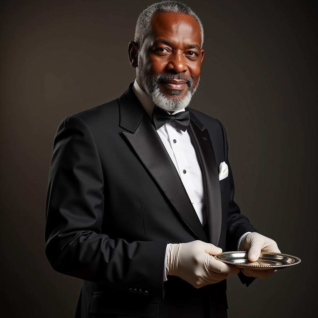 Anime Character Concept: African American Butler