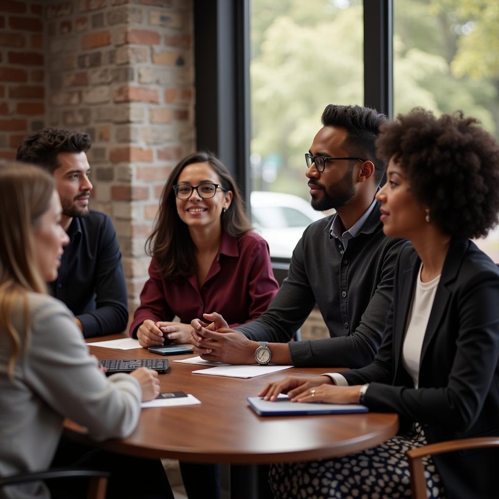 African American Entrepreneurs in a Meeting