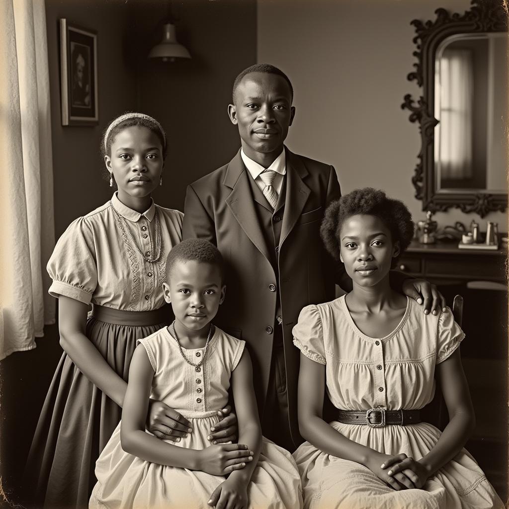 African American Family in 1895