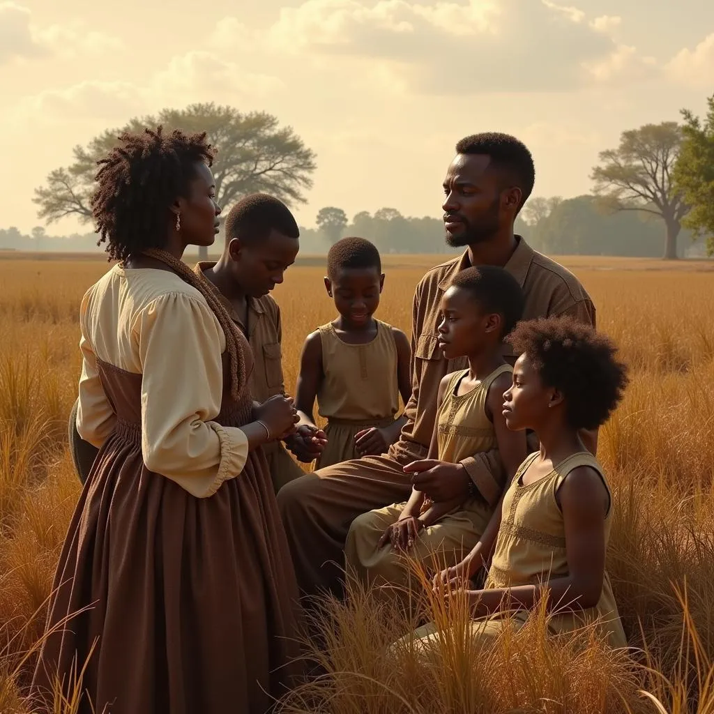 African American family during slavery