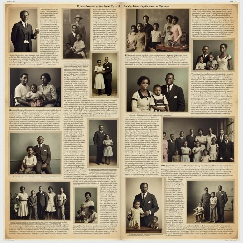 Historical Photos of African American Families