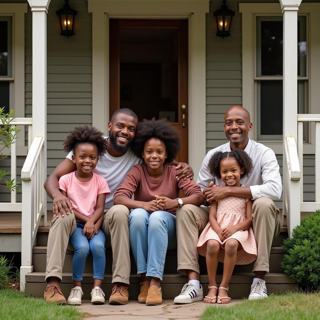 African American Family in Rural South