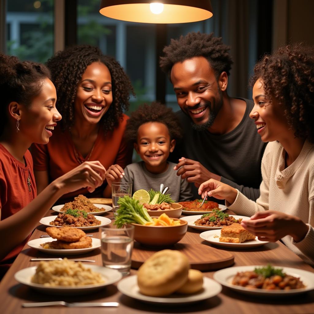 African American Family Meal