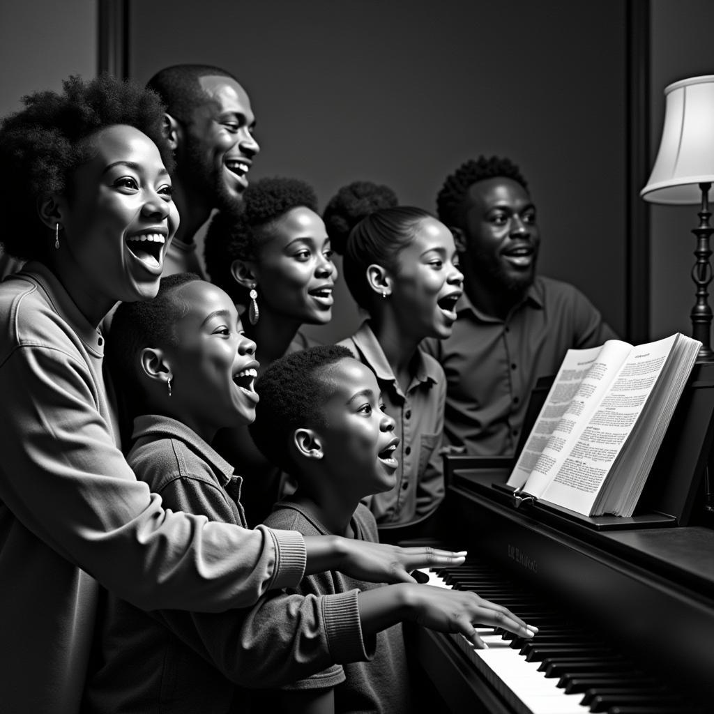 African American Family Singing Spirituals