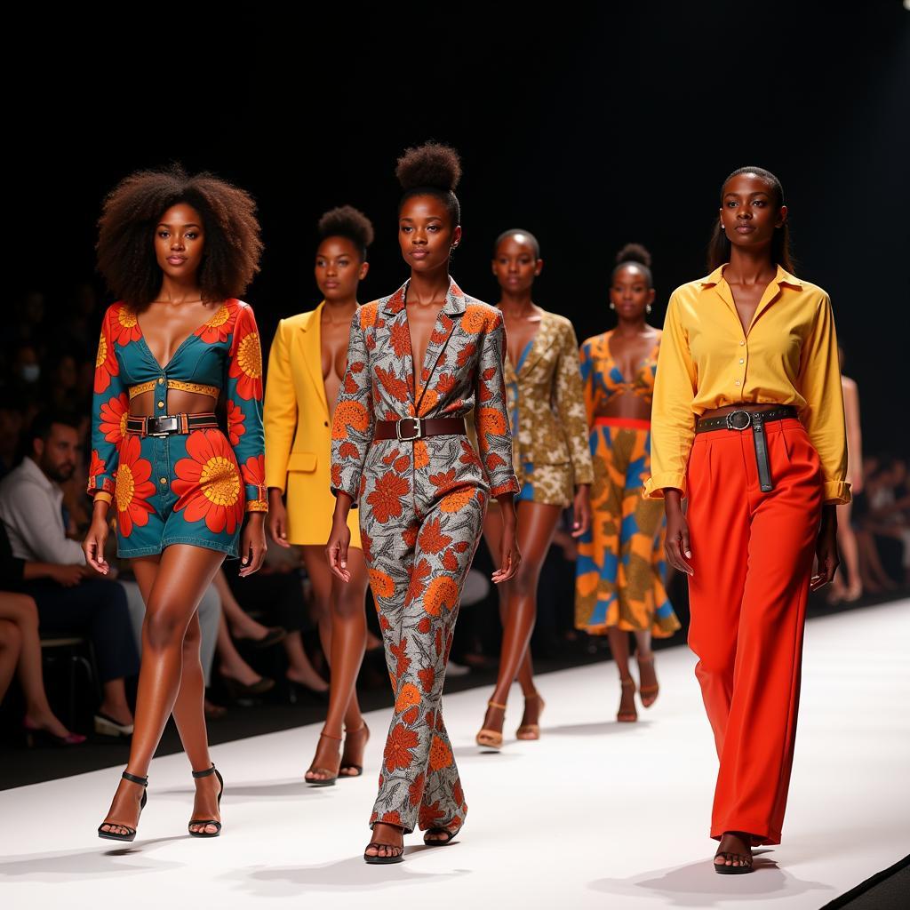 African American Models on the Runway at Fashion Week 2018