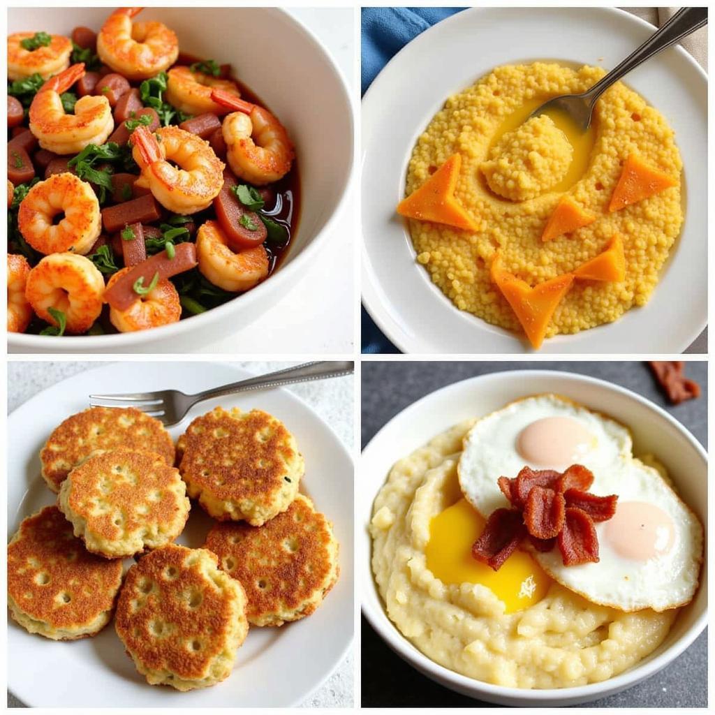 Variety of Grits Dishes