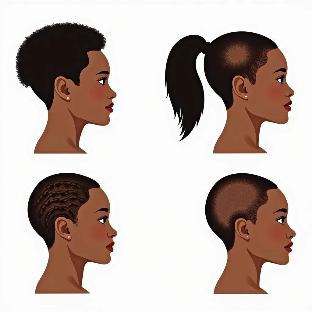 Various Hair Loss Patterns in African Americans