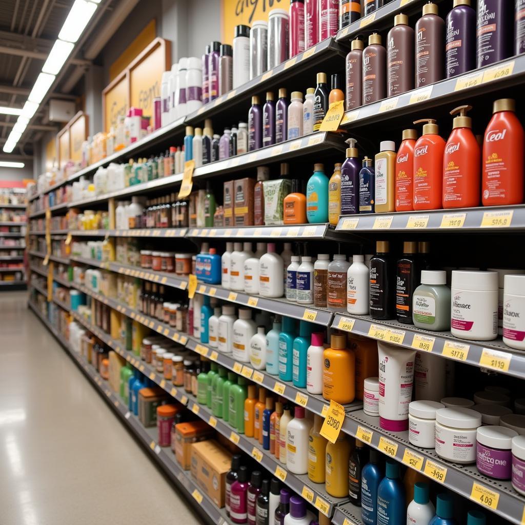 African American Hair Products on Shelves