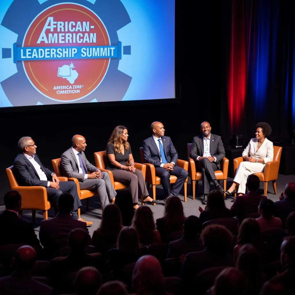 Panel discussion at the African American Leadership Summit