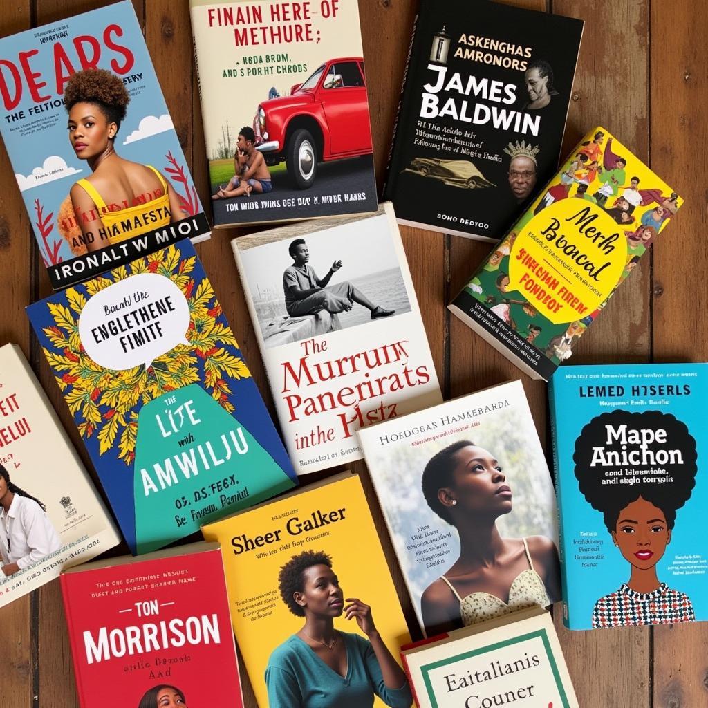 A collection of classic African American literature.