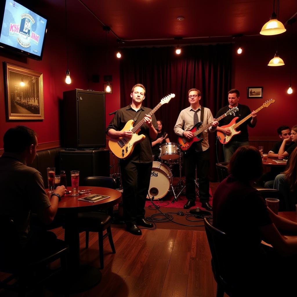 Jazz Night at a Chicago Lounge