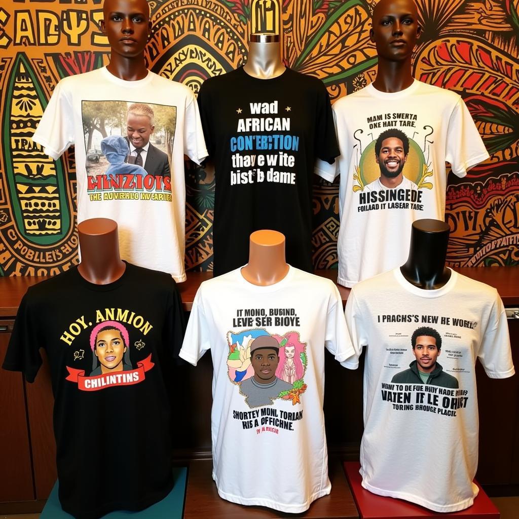 Stylish African American Men's Graphic Tees