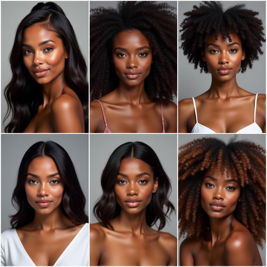 African American Models Embracing Their Natural Beauty