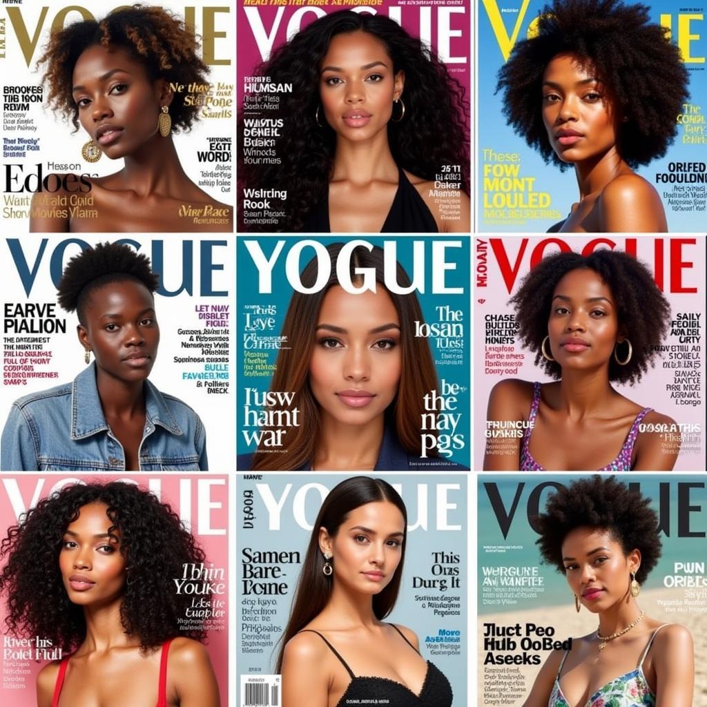 African American Models on Magazine Covers in 2018