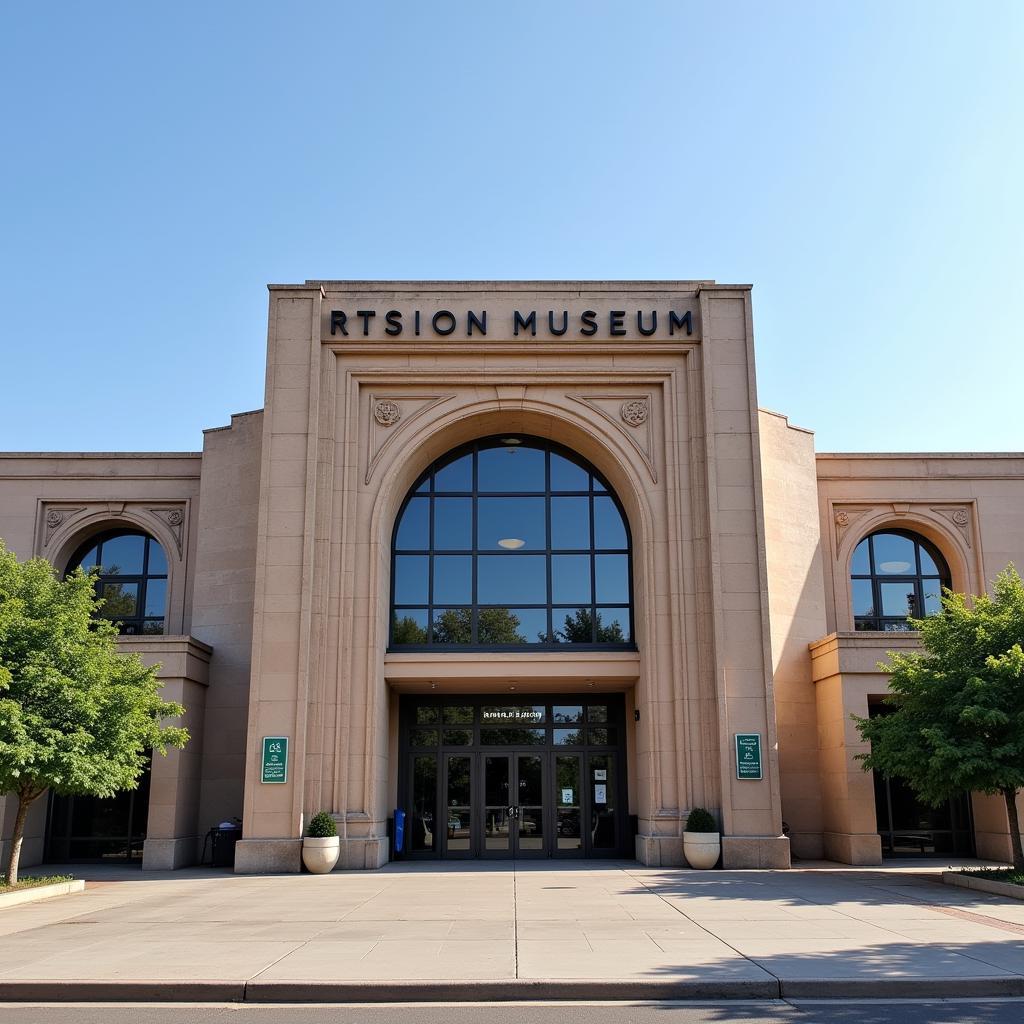 Exterior view of the African American Museum in Brooklyn