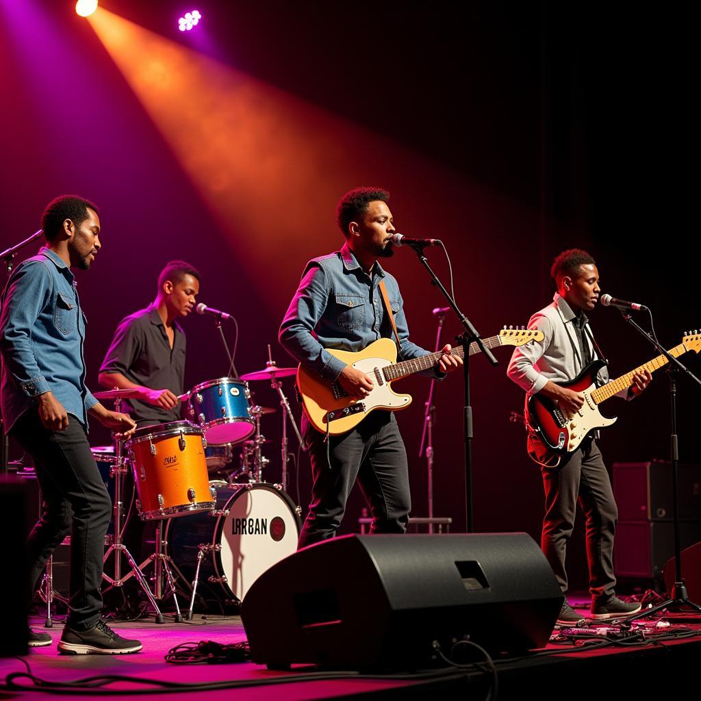 African American Musicians Captivating the Audience with a Soulful Performance