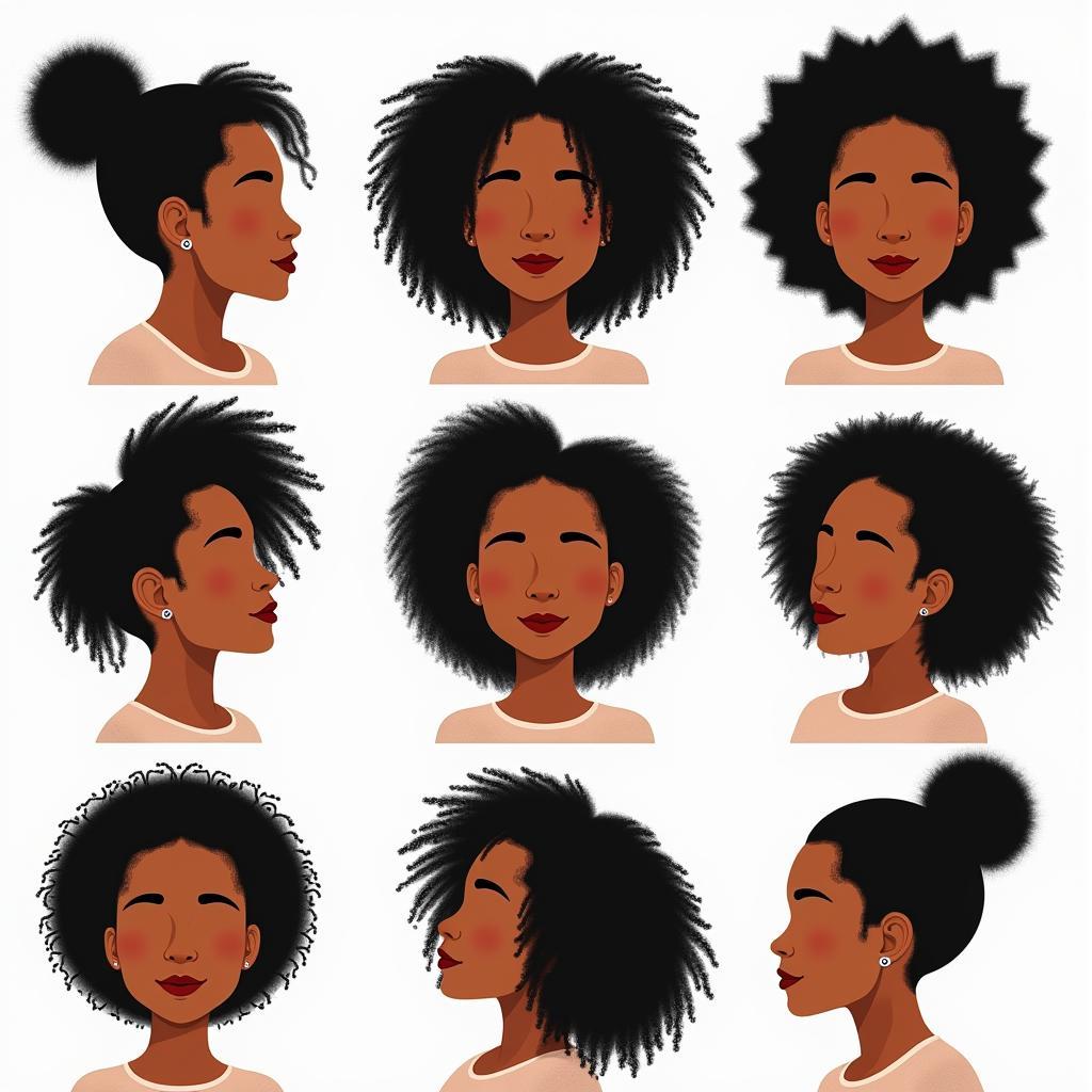 African American Natural Hair Diversity