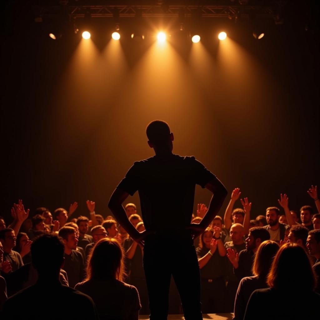 African American Opera Singer Receiving Standing Ovation