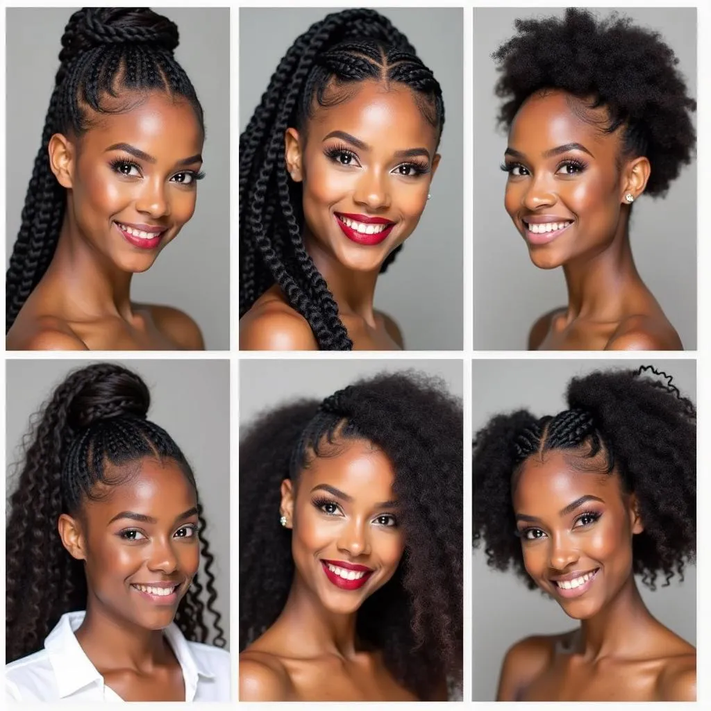 Various African American Protective Hairstyles