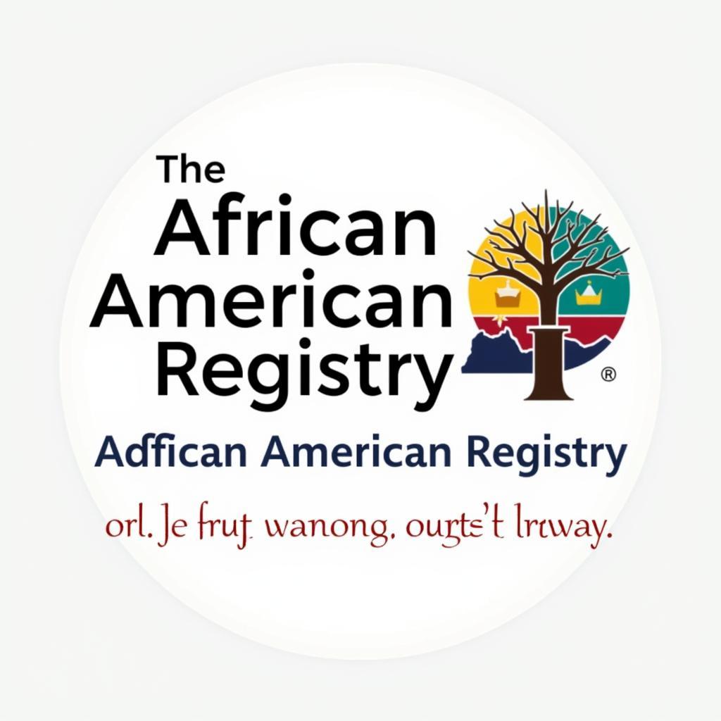 African American Registry logo