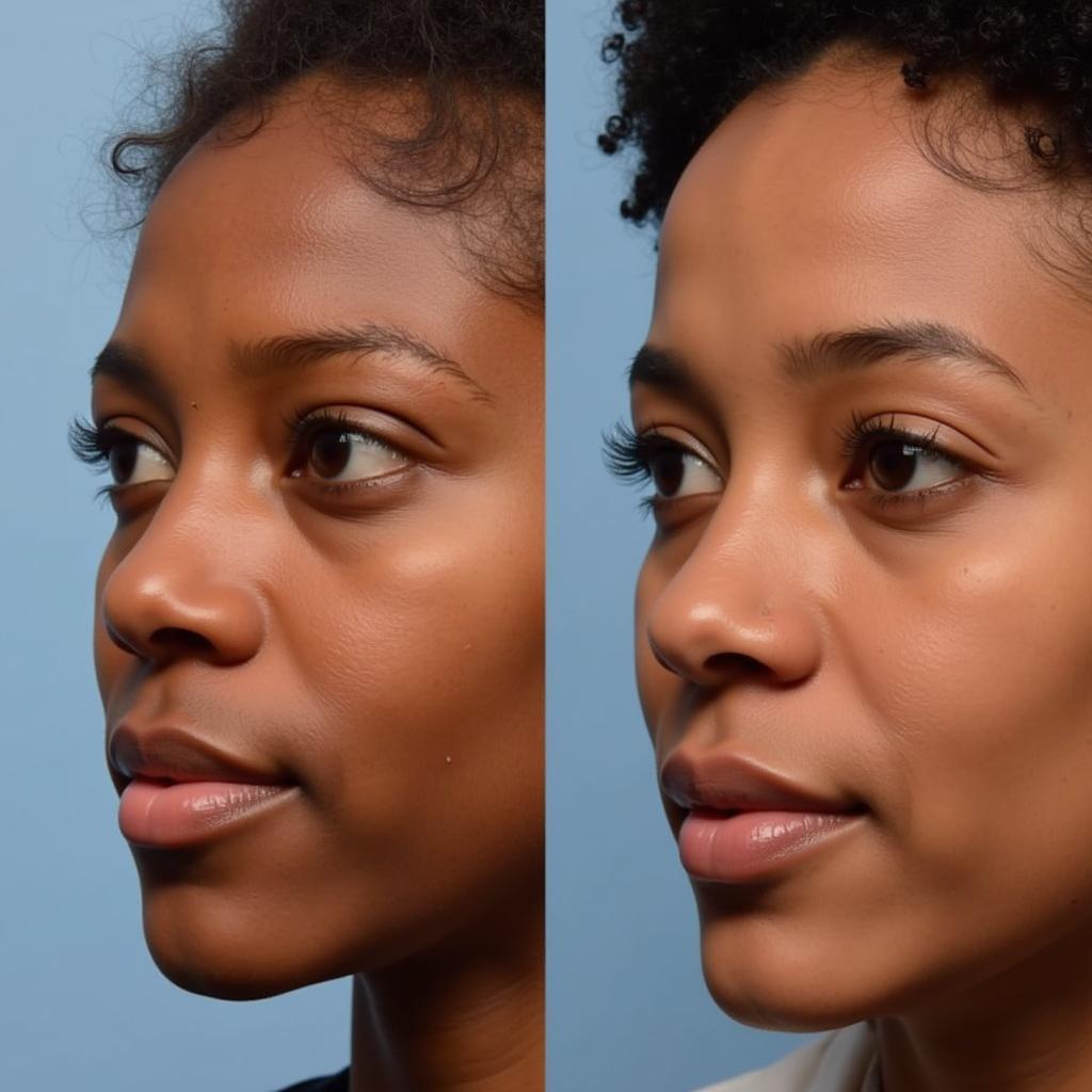 African American Rhinoplasty Transformation