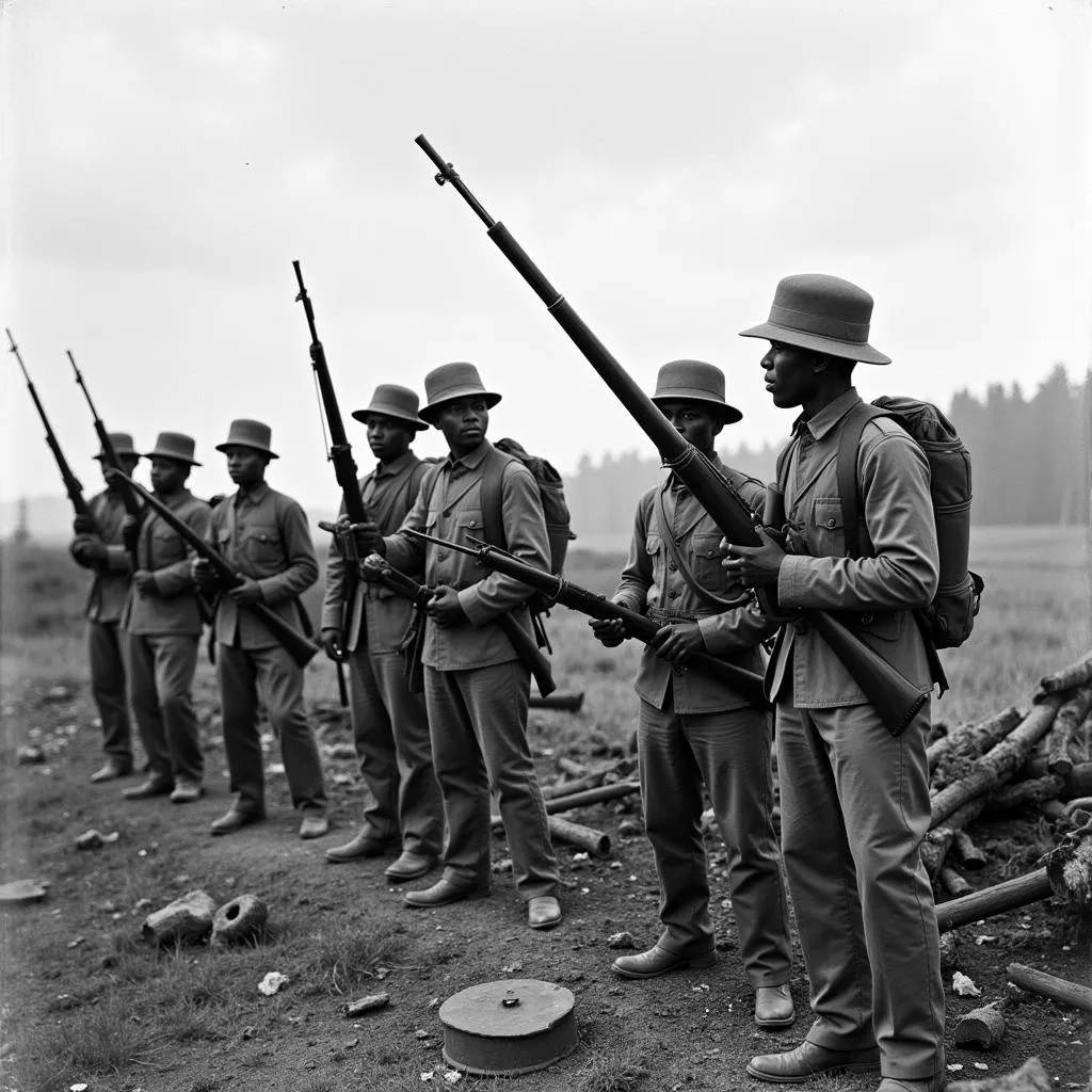 Black soldiers during the Siege of Vicksburg