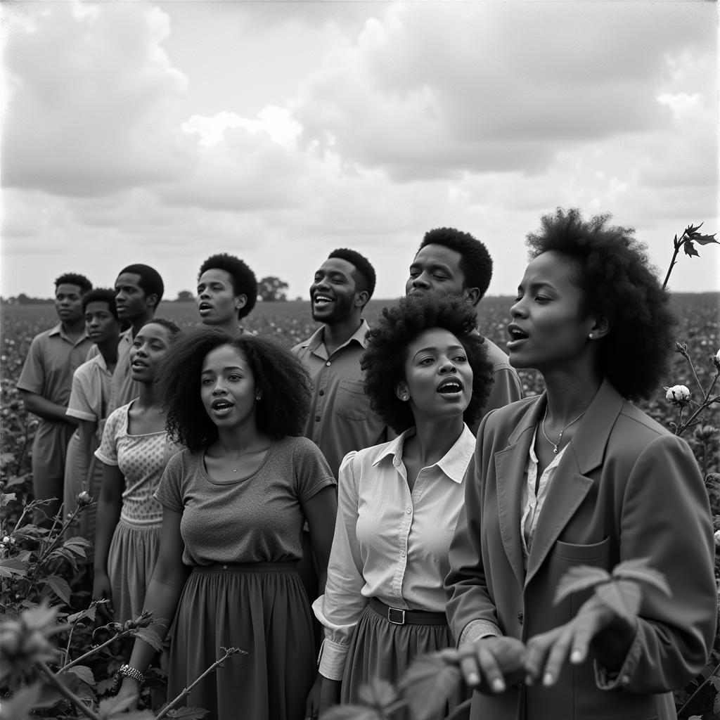 African American Spirituals in Cotton Fields