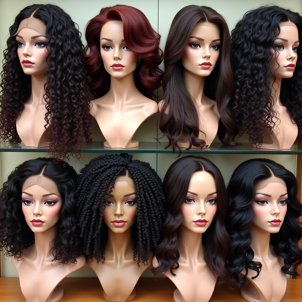 Variety of African American Wigs