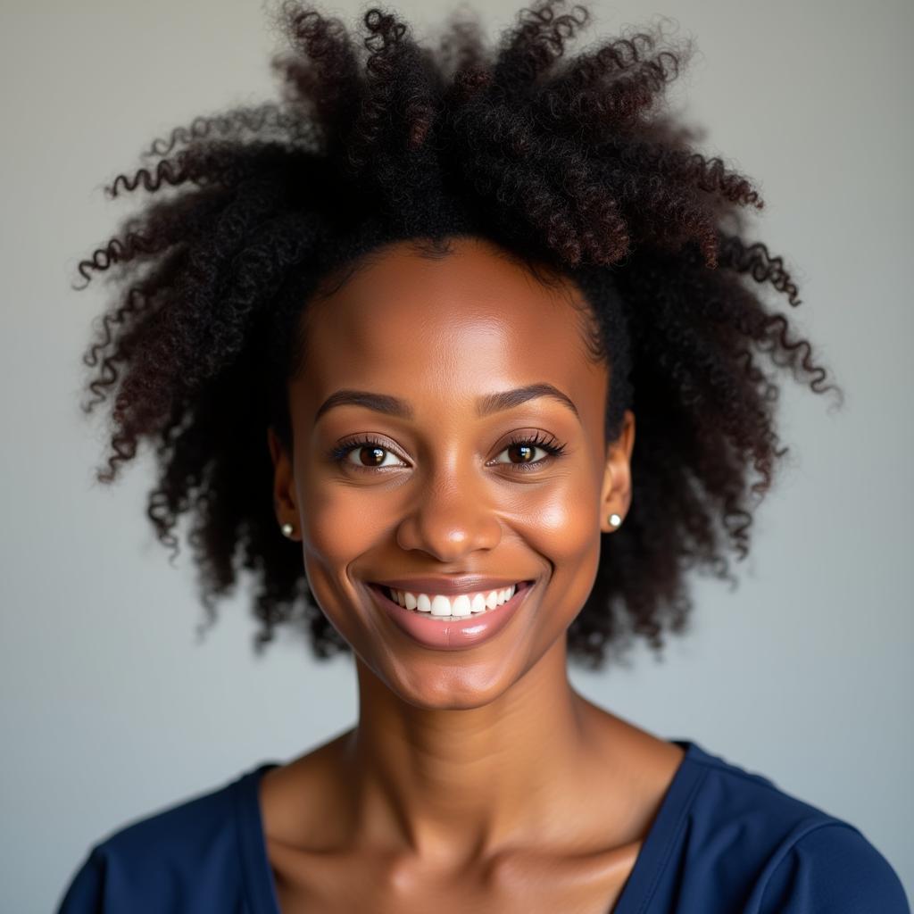 African American Woman Smiling After Consultation 