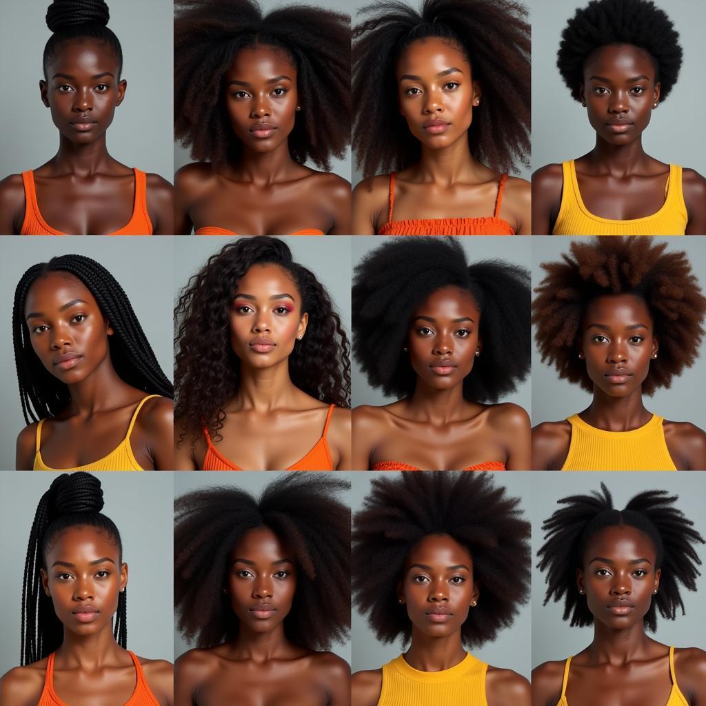 Diverse Representation of African American Women's Beauty