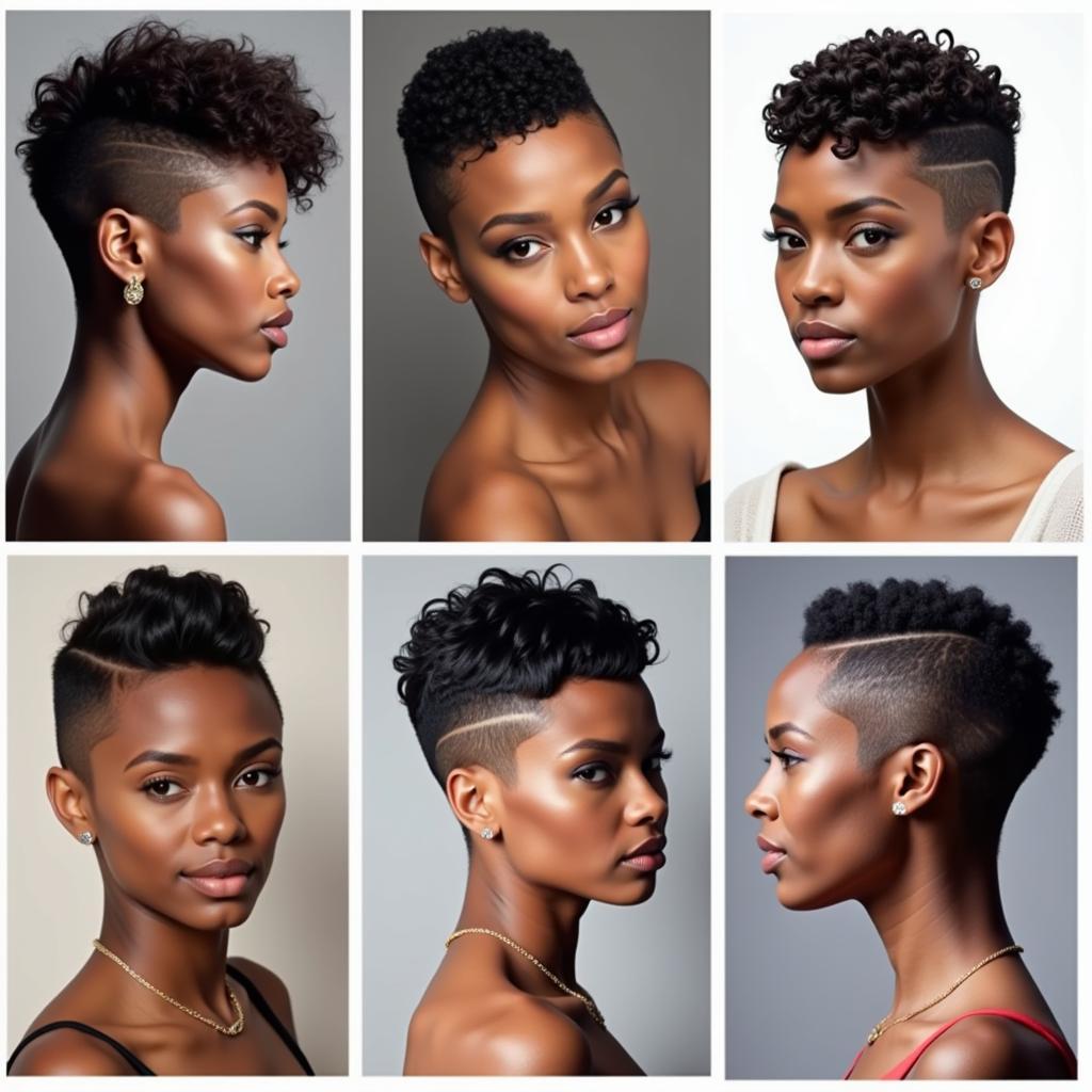 African American women short hairstyles