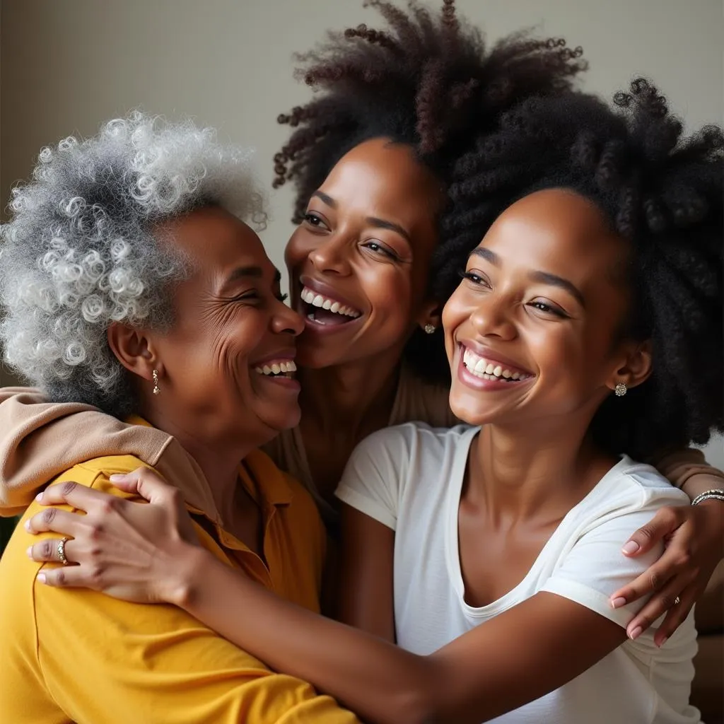 African American women supporting each other