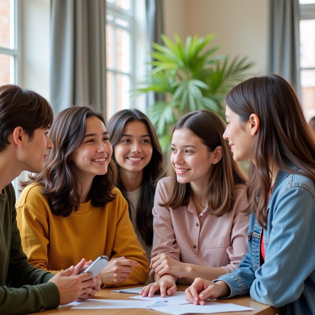 Connecting through language and laughter