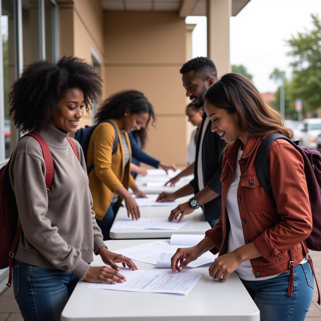 African Americans Exercising Their Right to Vote Today